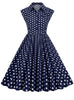 Women Polka Dot Retro Dress