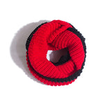 Knitted Wool Splicing Warm Scarf