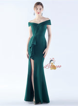 Mermaid Off the Shoulder Prom Dress
