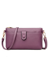 Solid Color Multi-layer Handbag