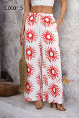 Bohemian Printed Casual Pants