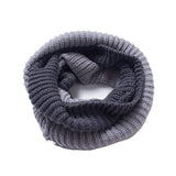 Knitted Wool Splicing Warm Scarf