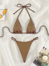 Sexy Triangle Swimsuit Split Bikini