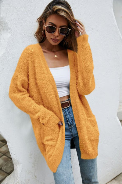 Long Knitted Cardigan Sweater Coat