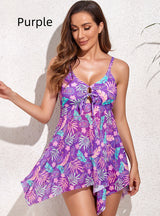 Two Piece Print Triangle Bikini