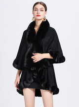 Knitted Cardigan Loose Shawl Cloak