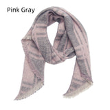 Jacquard Plaid Bevel Scarf