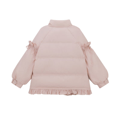 Loose Buckle Short Cotton-padded Jacket Coat