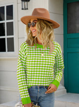 Round Neck Pullover Sweater