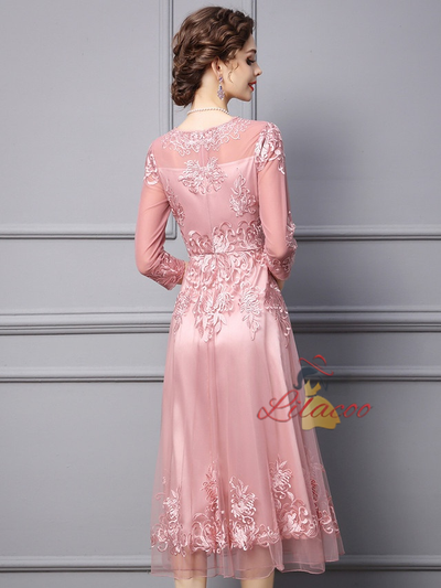 Dark Green Tulle Mother Of The Bride Dress
