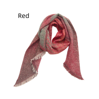 Winter Thick Striped Diagonal Scarf