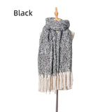 Thick Tassel Color Matching Thick Scarf