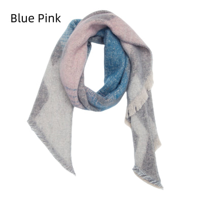 Thickened Heometric Bevel Scarf