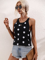 Polka-dot Slim Sweater