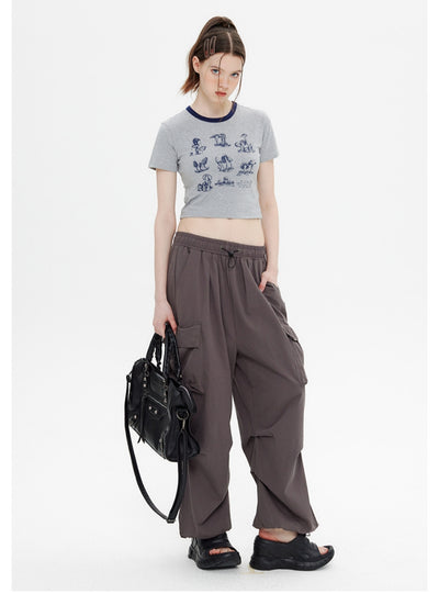 Round Neck and Short Sleeves T-shirt