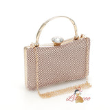 Diamond-encrusted Shoulder Handbag