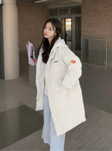 Large Size Loose Medium and Long Cotton-padded Coat