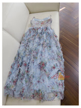 Sexy Tube Top Printed Gauze Sling Dress