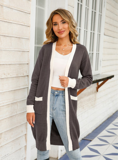 Long Plus Size Sweater Cardigan Coat