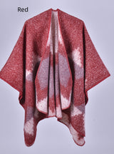 Thick Warm Cashmere Split Shawl