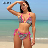 Sexy Open-back Three-point Bikini