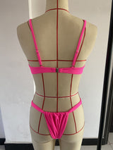 Sexy Women Tight Split Swimsuit