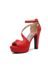 High Heels Sandals Open Toe Platform Ladies Shoes