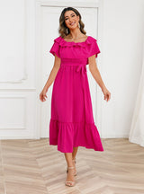 Sexy Maix Off the Shoulder Long Dress