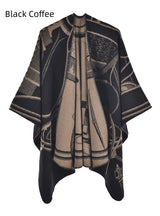 Warm Shawl Padded Cashmere Cloak
