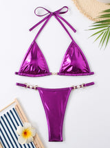 Sexy Sling Backless Bright Bikini