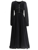 White V-neck Beading Pleats Mother Of The Bride Dress
