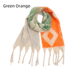 Thickened Thick Tassels Large Rhombic Shawl