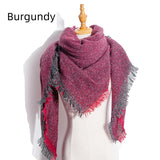 Thickened Shawl Prickly Square Scarf