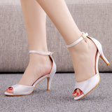 7 cm Fishmouth High-heeled Sandals