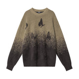 Butterfly Pattern Warm Sweater