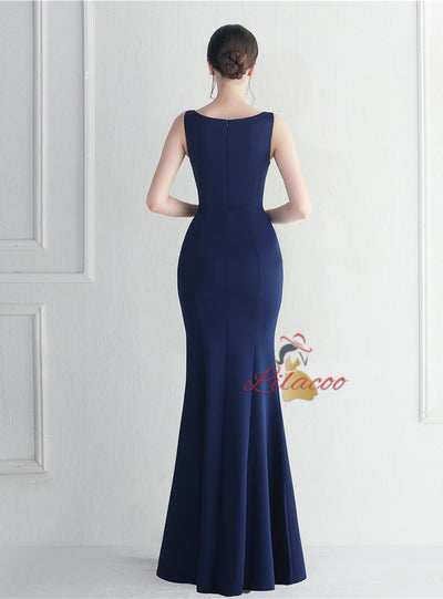 Mermaid Split Beading Prom Dress