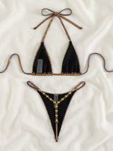 Sexy Triangle Swimsuit Split Bikini