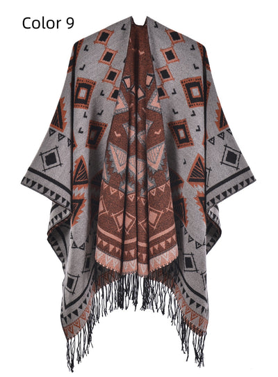Bohemian Thickened Dual-purpose Scarf Cloak