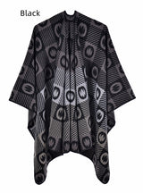 Fashion Letter Split Jacquard Shawl