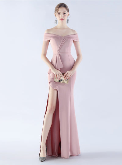 Mermaid Off the Shoulder Prom Dress