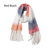 Thick Tassel Gradient Scarf Shawl
