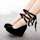 11 cm Round Head Waterproof Platform Shoes