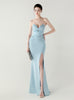 Mermaid Strapless Beading Split Prom Dress