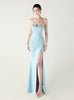 Mermaid Spaghetti Straps Pleats Prom Dress