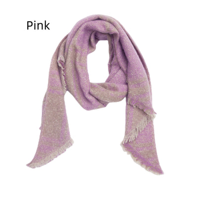 Jacquard Plaid Bevel Scarf