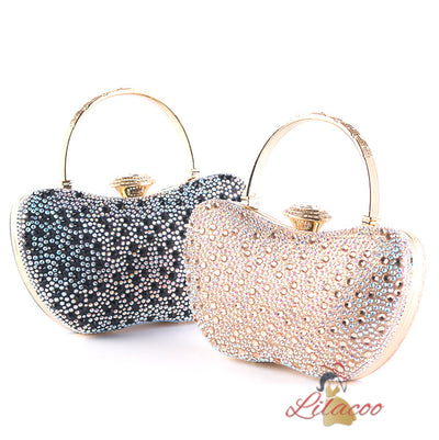 Diamond-encrusted Dinner Bag Clutch Bag