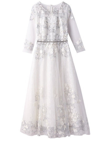 Pink Tulle Lace Mother Of The Bride Dress
