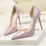 Shallow Mouth and Pointed Tips Thin-heeled Shoes