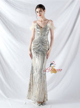 Sequins Mermaid Sequins Prom Dress