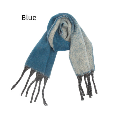 Thick Tassels Thickened Scarf
